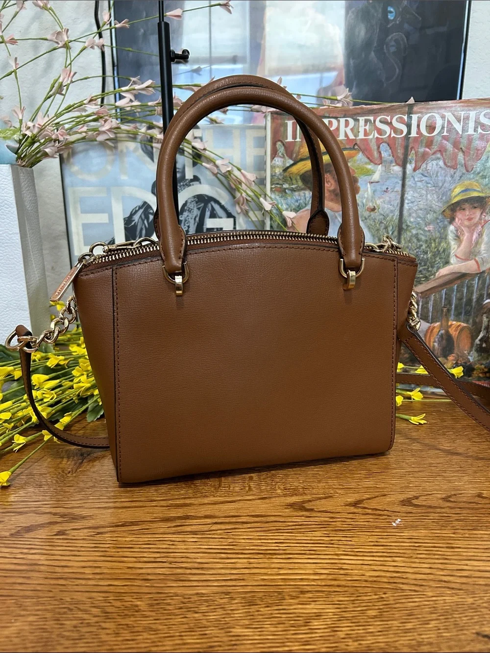 Michael Kors Ellis studded satchel